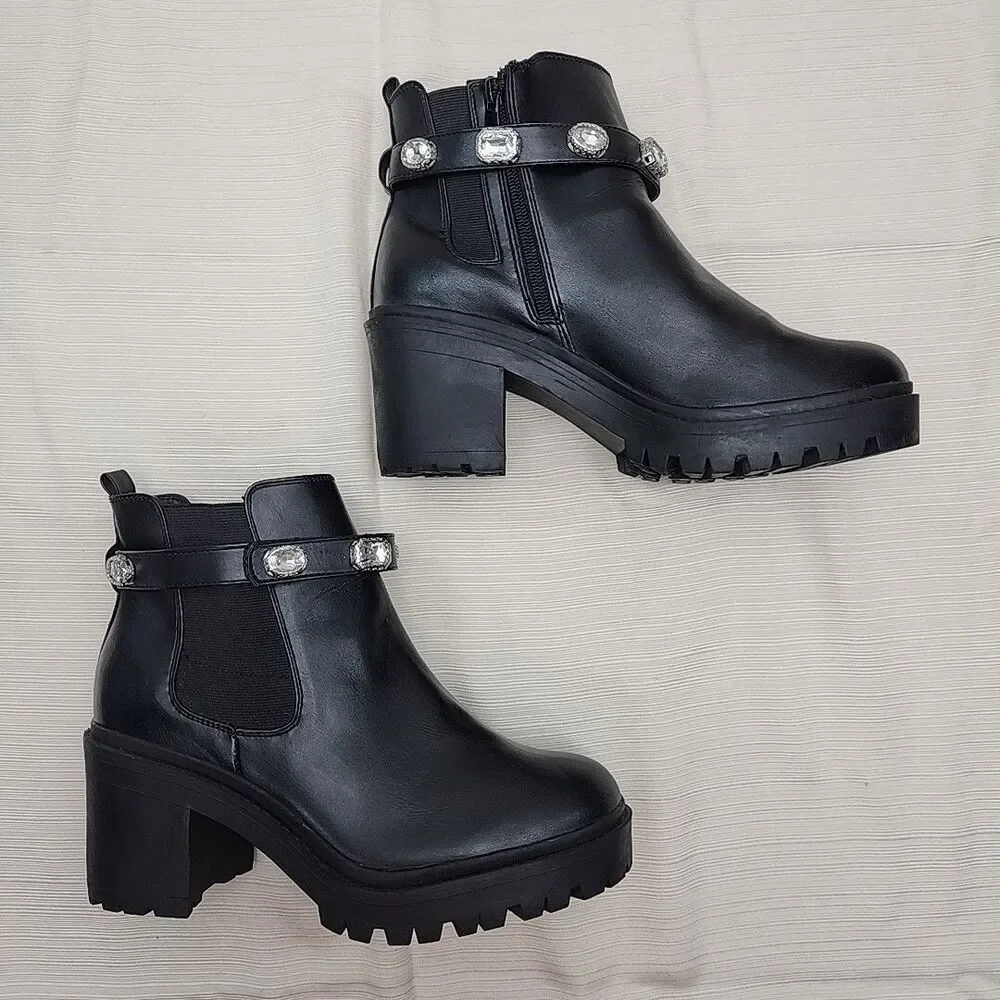 Torrid Boots Chelsea Rhinestone 3